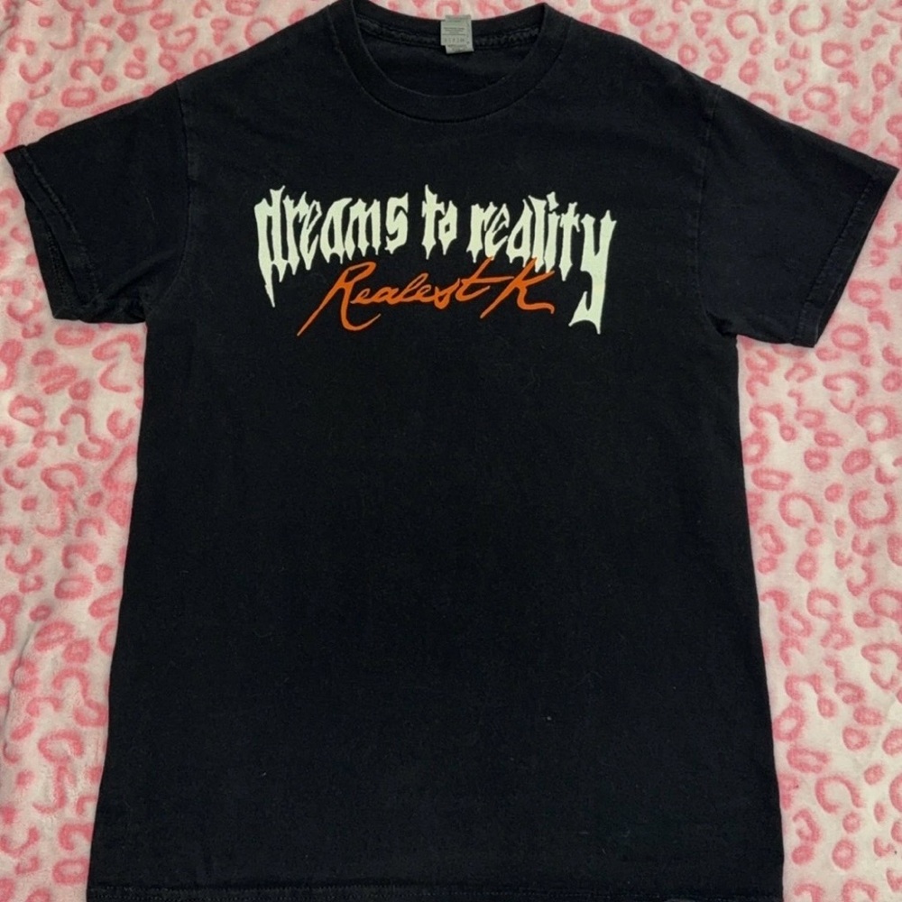 Black Graphic Tee - Realest K Merch